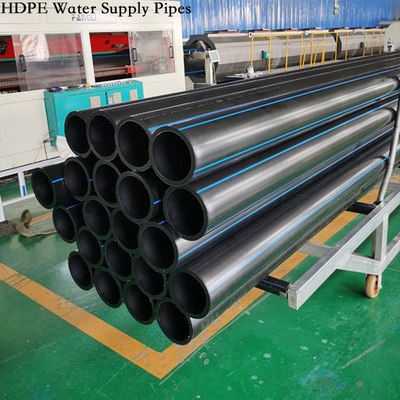 Tubos de agua de HDPE sin fugas resistentes a los rayos UV y a la congelación NSF certificado ISO tamaños 20-1200mm instalación rápida