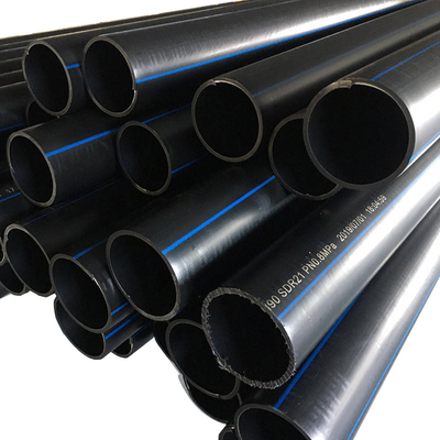 High Impact Resistance and Excellent Corrosion Resistance HDPE Water Supply Pipes in Black Material