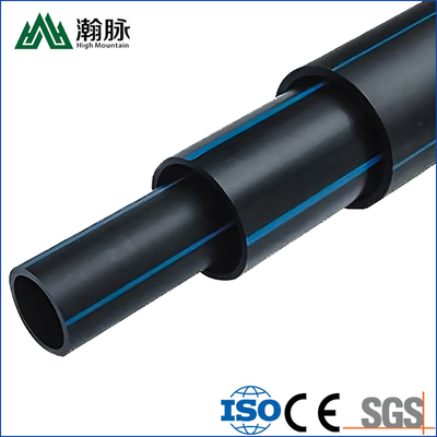 Tuberías de suministro de agua de HDPE de 1.25 MPa-2.5 MPa con polietileno de alta densidad Longitud 5.8 m / 11.8 m / Personalizado