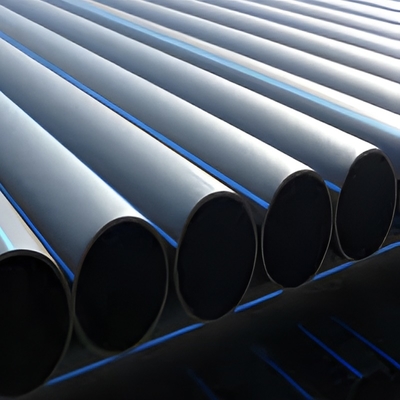 Tuberías de suministro de agua de HDPE de 1.25 MPa-2.5 MPa con polietileno de alta densidad Longitud 5.8 m / 11.8 m / Personalizado