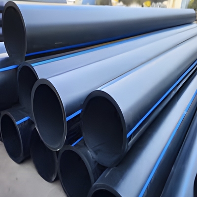Tuberías de suministro de agua de HDPE de 1.25 MPa-2.5 MPa con polietileno de alta densidad Longitud 5.8 m / 11.8 m / Personalizado