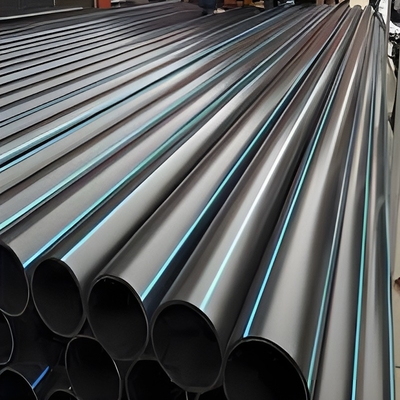 Tuberías de suministro de agua de HDPE de 1.25 MPa-2.5 MPa con polietileno de alta densidad Longitud 5.8 m / 11.8 m / Personalizado