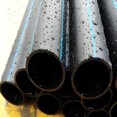 Tubería de HDPE con clasificación de presión PN20 con excelente resistencia a los rayos UV para la recolección de lixiviados de vertederos