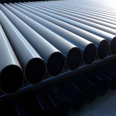 Tubería de HDPE con clasificación de presión PN20 con excelente resistencia a los rayos UV para la recolección de lixiviados de vertederos