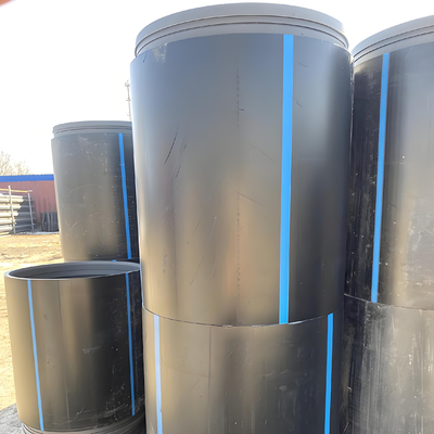 Tuberías de suministro de agua de HDPE DN20-DN1200 con rango de temperatura de -40°C a 40°C