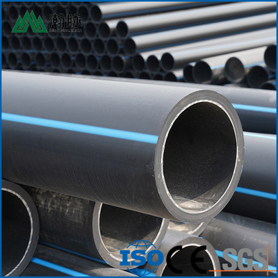 Tuberías duraderas de suministro de agua de HDPE con certificación ISO9001 y rango de espesor de 2.3 mm-117.6 mm