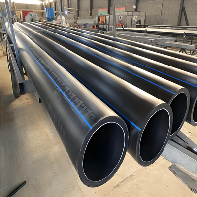 Tubos de suministro de agua de HDPE de plástico negro para el transporte de agua