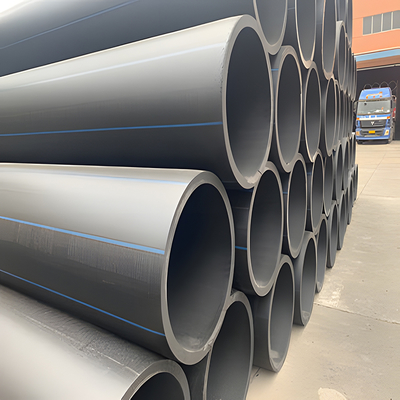 Tubos de suministro de agua de HDPE de plástico negro para el transporte de agua