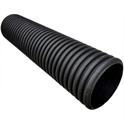 Tubo interno de Rib Corrugated High Density Polyethylene/tubo del drenaje de la pared del gemelo del HDPE