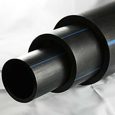 Roscar la irrigación del HDPE instala tubos el tubo caliente del plástico de polietileno del negro del derretimiento