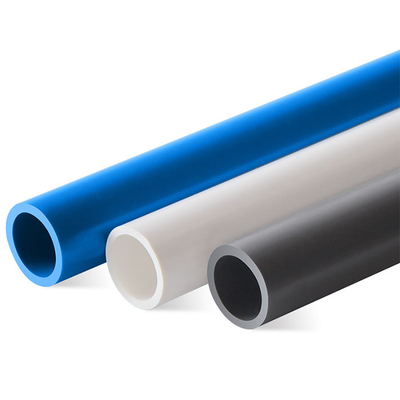 Tubo azul espesado del abastecimiento de agua del PVC de Gray White DN20 del tubo de agua del acuario de UPVC