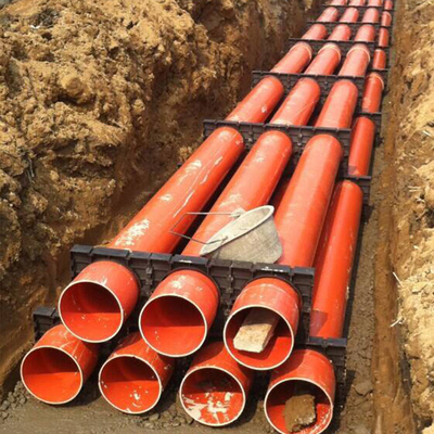 Los tubos sólidos de la protección del cable de la pared del HDPE envuelven roscar de 110m m CPVC MPP