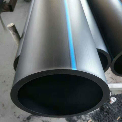 Tubo público del polietileno de agua del tubo del negro del color del tubo urbano del HDPE para el abastecimiento de agua